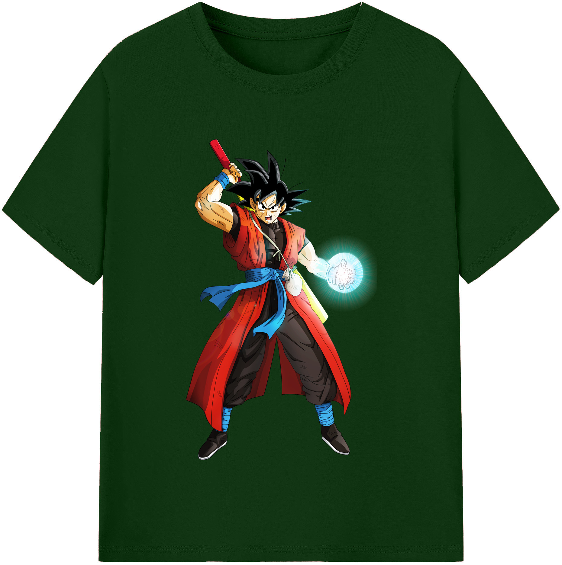 （画像用） ドラゴンボール 孫悟空（そん ごくう）Son Goku カカロット DRAGON BALL Kakarotto 綿100％半袖Tシャツ（フロントプリント）